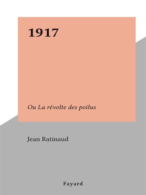 cover image of 1917